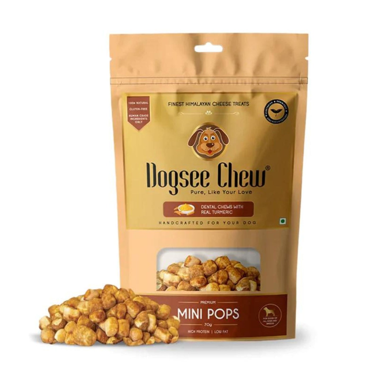 Dogsee Mini-Pops Turmeric Bite-sized Training Treats