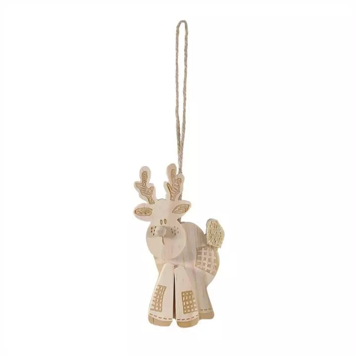 Patchwork Reindeer Hanging Gnaw Outlet Store