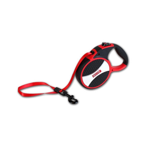 Kong Explore Retractable Dog Lead Red | Barks & Bunnies