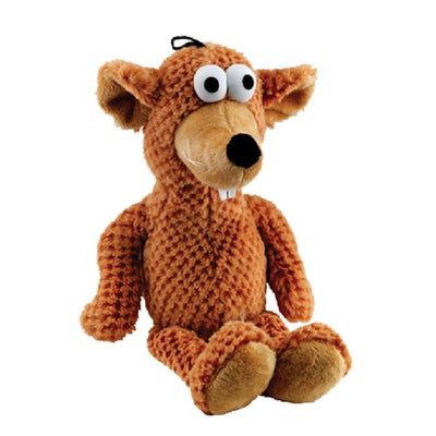Gor Pets Goofy Dog Toy Brown Bear, Super Soft, Plush Dog Toy | Barks & Bunnies
