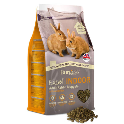 Burgess Excel Indoor Rabbit Food 1.5kg | Barks & Bunnies