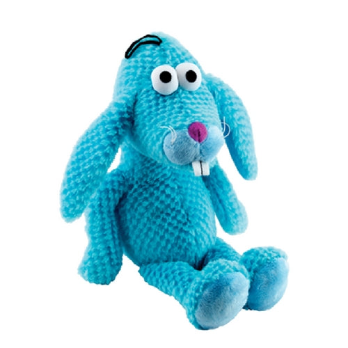 Gor Pets Goofy Dog Toy Blue Bunny, Super Soft, Plush Dog Toy | Barks & Bunnies