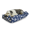 Danish Design Retreat Eco Wellness Feather Dog Bed Navy | Barks & Bunnies