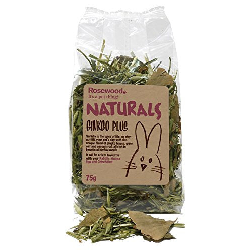 Rosewood Naturals Ginkgo Plus, Herbs for Rabbits | Barks & Bunnies