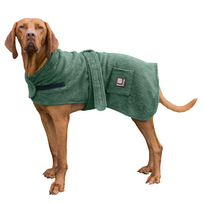 Danish Design Dog Robe Drying Coat, Cotton Towelling | Barks & Bunnies