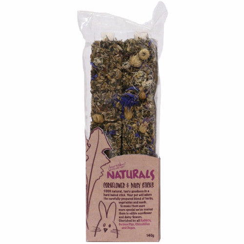 Rosewood Naturals Cornflower & Daisy Sticks | Barks & Bunnies