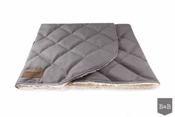 Bowl &amp; Bone Republic Dreamy Bed Silver, Dog Bed | Barks &amp; Bunnies