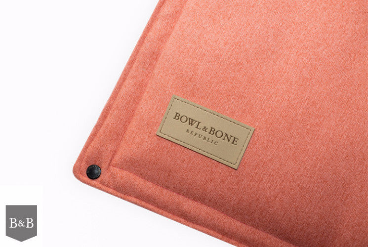 Bowl &amp; Bone Republic Loft Mat Coral, Travel Dog Bed | Barks &amp; Bunnies