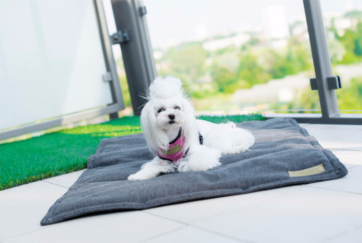 Bowl &amp; Bone Republic Loft Mat Grey, Travel Dog Bed | Barks &amp; Bunnies