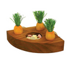 Rosewood Carrot Toy 'n' Treat Holder for Rabbits & Small Animals | Barks & Bunnies
