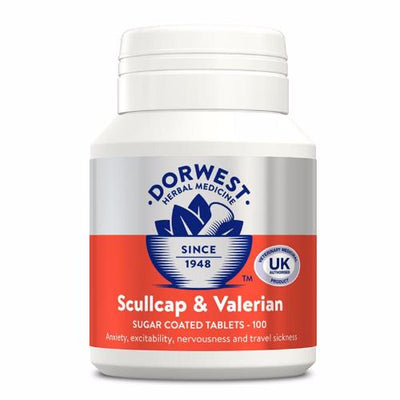 Dorwest Scullcap & Valerian Tablets for Dogs | Barks & Bunnies