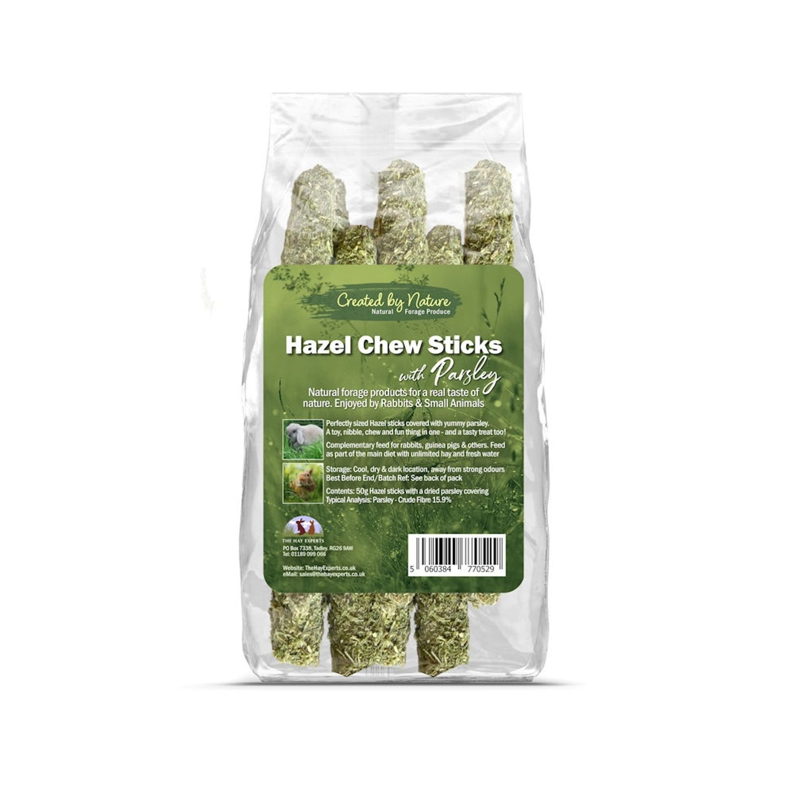 Hazel Chew Sticks with Parsley