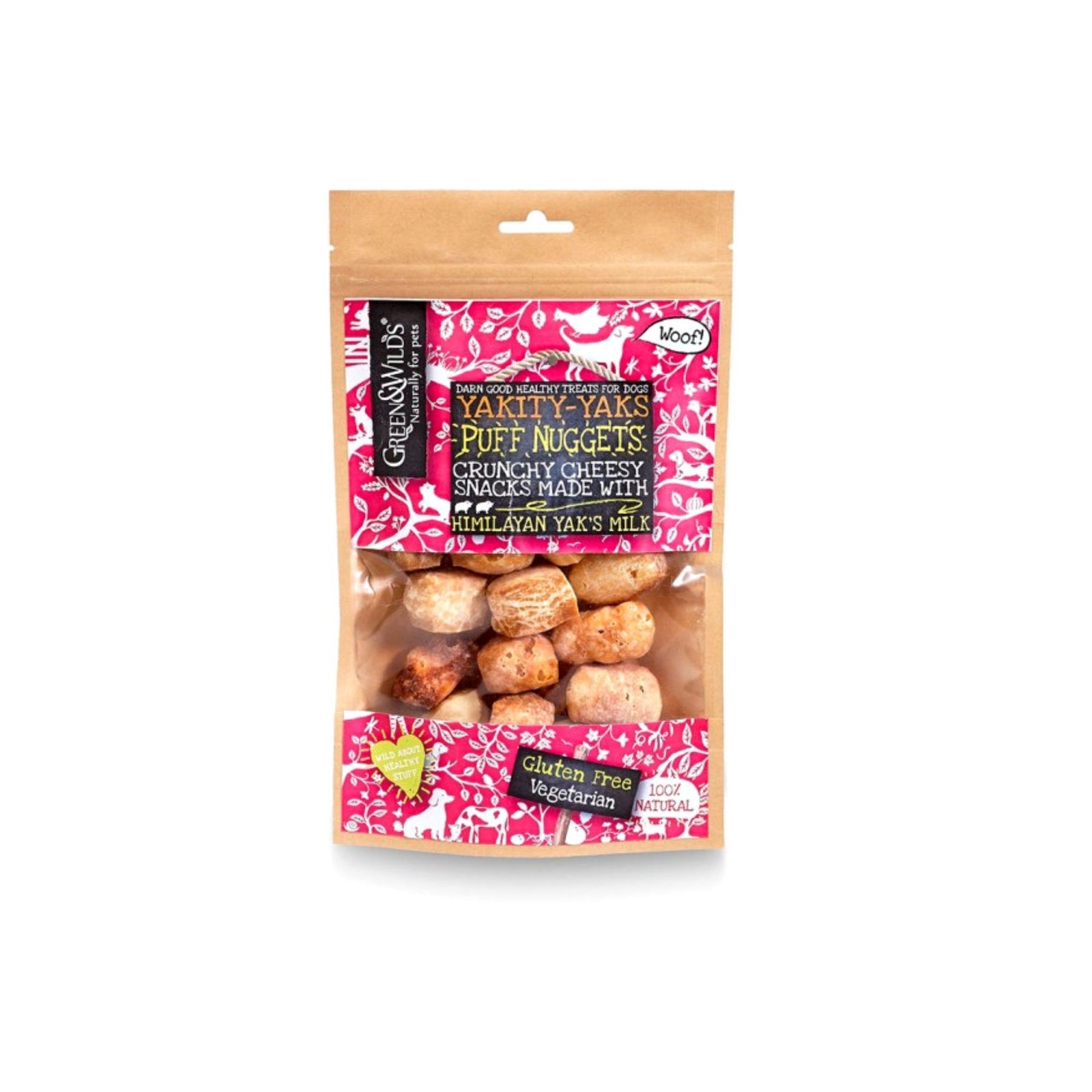 Green & Wilds Yakity-Yak Puff Nuggets, Yakers Dog Chews | Barks & Bunnies