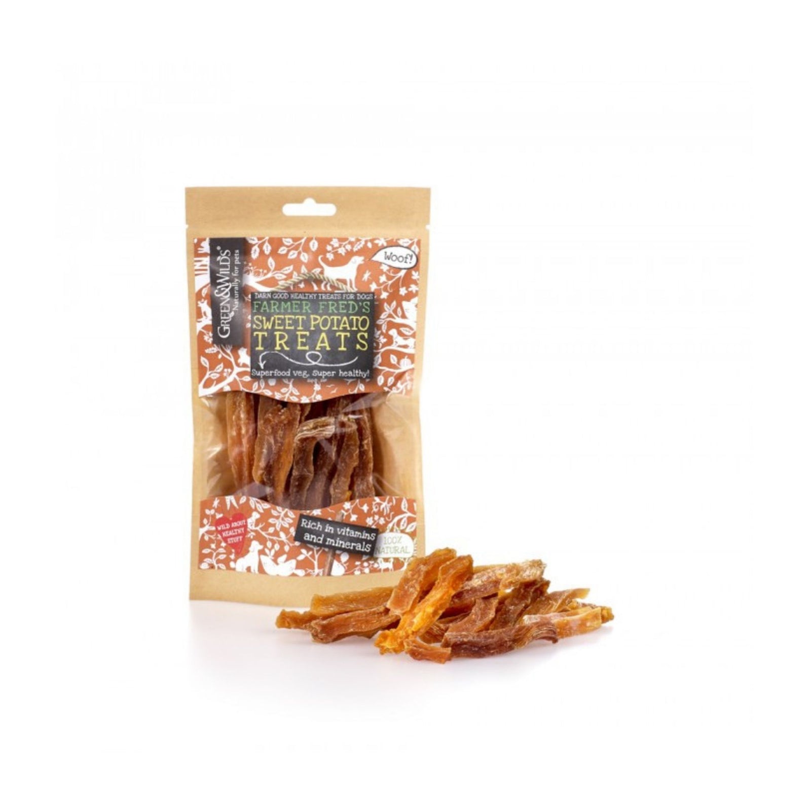 Green & Wilds Sweet Potato Dog Treats | Barks & Bunnies
