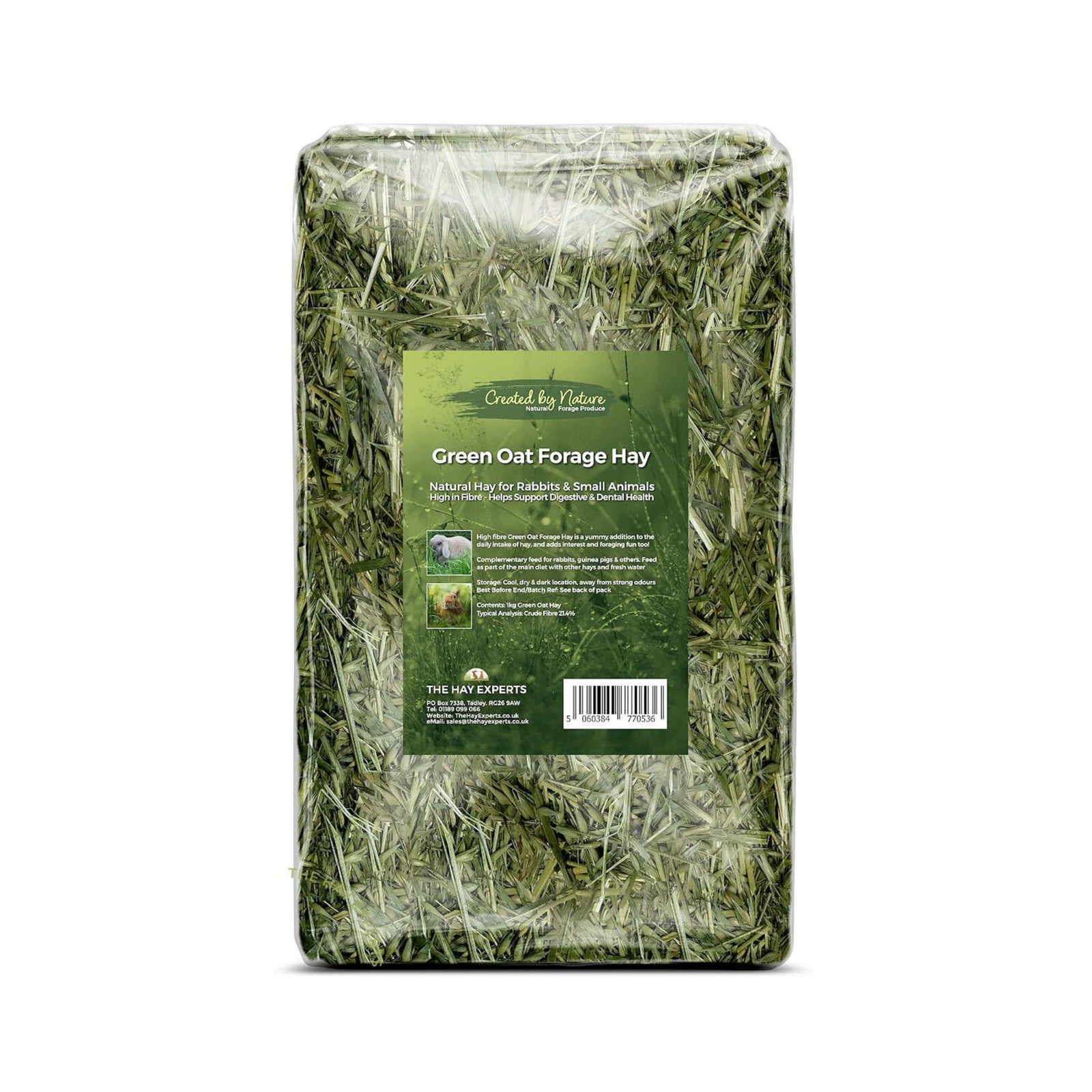 The Hay Experts Green Oat Forage Hay for Small Animals | Barks & Bunnies