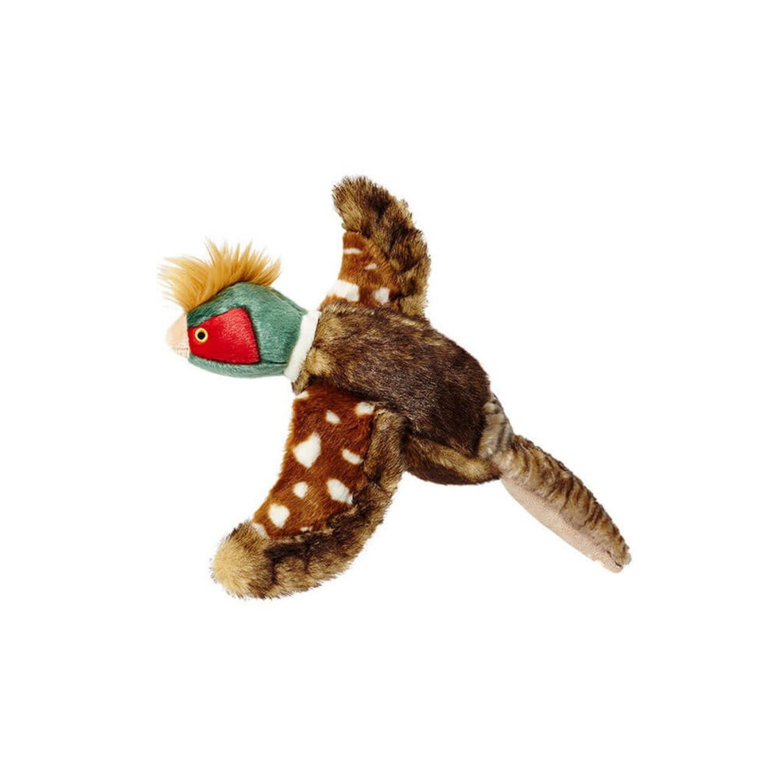 Fluff & Tuff Ike Pheasant, Durable Plush Dog Toys | Barks & Bunnies