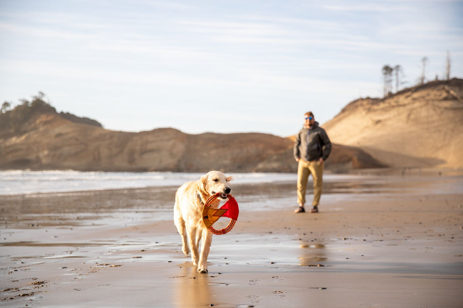 Ruffwear Pacific Ring Sockeye Red Fetch Dog Toy | Barks & Bunnies