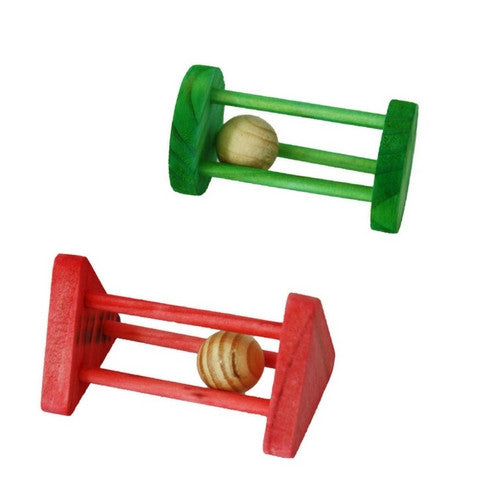 Happy Pet Wooden Rattler Rabbit Toy | Barks & Bunnies