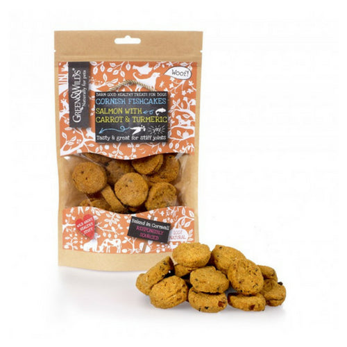 Green & Wilds Cornish Fishcakes with Salmon & Turmeric | Barks & Bunnies