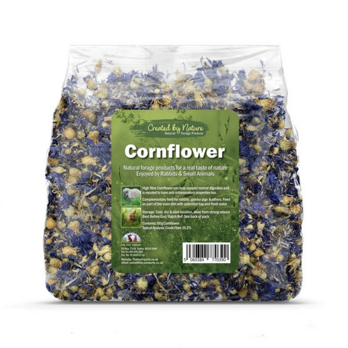 The Hay Experts Blue Cornflower, Flowers for Rabbits | Barks & Bunnies