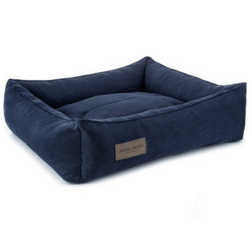 Bowl &amp; Bone Republic Urban Bed Navy, Dog Bed | Barks &amp; Bunnies
