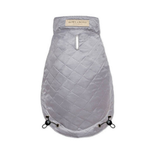 Bowl &amp; Bone Spirit Jacket Grey, Quilted Dog Coat | Barks &amp; Bunnies