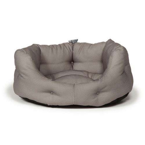 Danish Design Vintage Dogstooth Deluxe Slumber Bed for Dogs | Barks & Bunnies