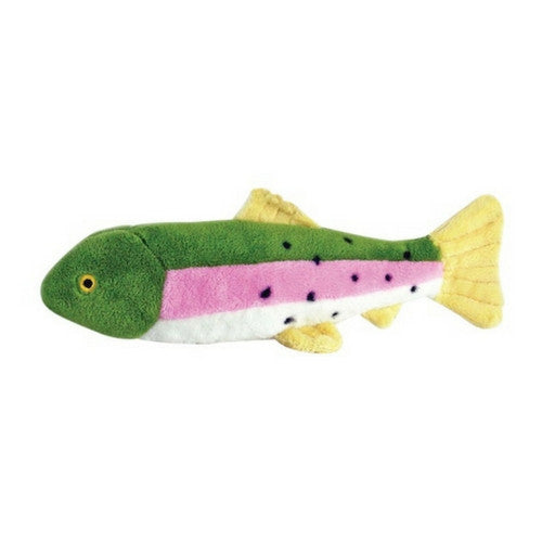 Fluff & Tuff Burt The Lake Trout, Durable Plush Dog Toys | Barks & Bunnies