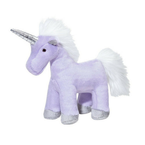 Fluff & Tuff Violet Unicorn, Durable Plush Dog Toys | Barks & Bunnies