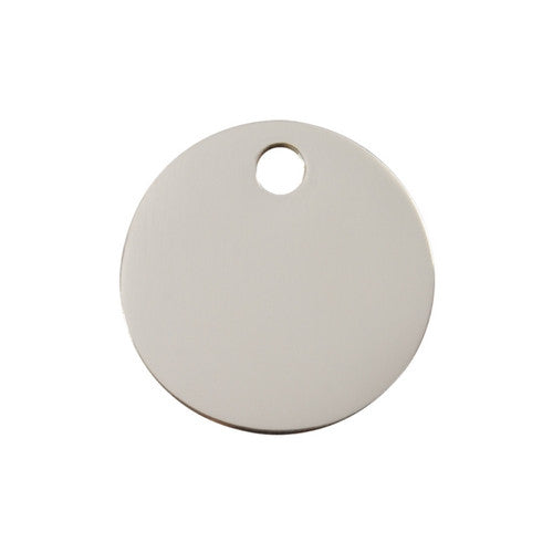 Circle Red Dingo Stainless Steel Dog ID Tags | Barks & Bunnies