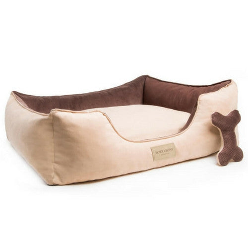 Bowl &amp; Bone Republic Classic Bed Brown, Dog Bed | Barks &amp; Bunnies