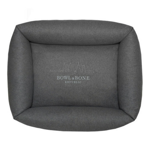 Bowl & Bone Republic Loft Bed Graphite | Barks & Bunnies
