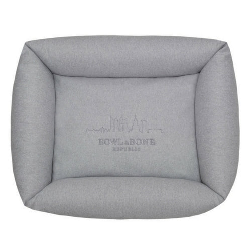 Bowl &amp; Bone Republic Loft Bed Grey, Luxury Dog Bed | Barks &amp; Bunnies
