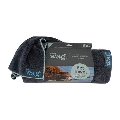 Henry Wag Microfibre Pet Towel, Dog Drying Towel | Barks &amp; Bunnies