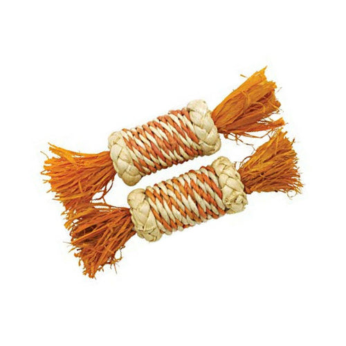 Rosewood Corn Rattle Roller Toy for Rabbits Barks Bunnies