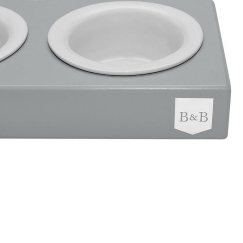 Bowl &amp; Bone Republic DUO CERAMIC Grey, Dog Bowl | Barks &amp; Bunnies