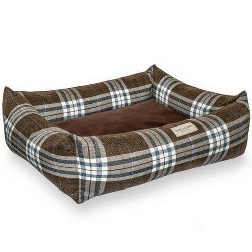 Bowl &amp; Bone Republic Scott Bed Brown, Dog Bed | Barks &amp; Bunnies