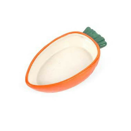 Happy Pet Carrot Pet Bowl For Rabbits | Barks & Bunnies