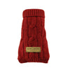 Bowl & Bone Aspen Pullover Red, Warm Wool Dog Coat | Barks & Bunnies