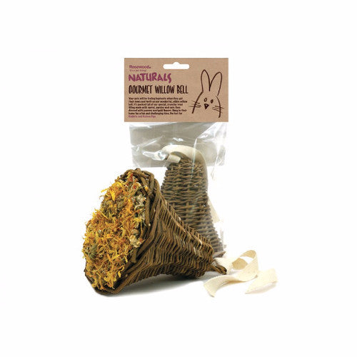 Rosewood Gourmet Willow Bell for Rabbits & Guinea Pigs | Barks & Bunnies