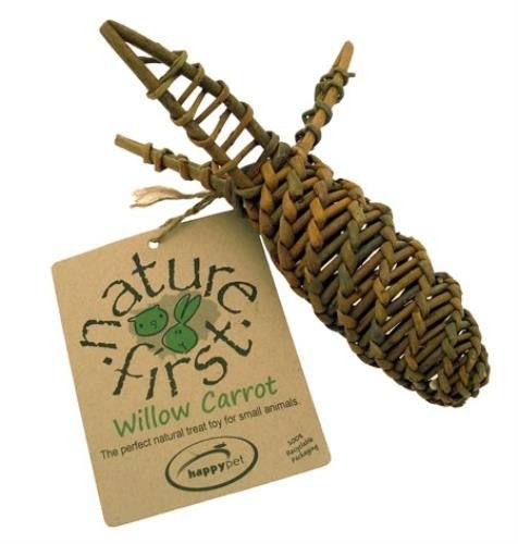 Nature First Willow Carrot for Rabbits & Small Animals | Barks & Bunnies
