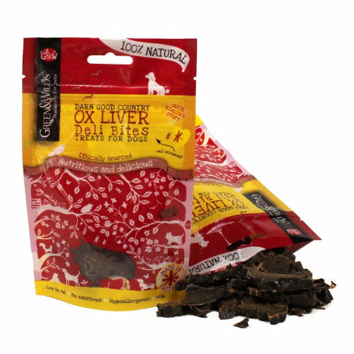 Green & Wilds Ox Liver Dog Treats | Barks & Bunnies