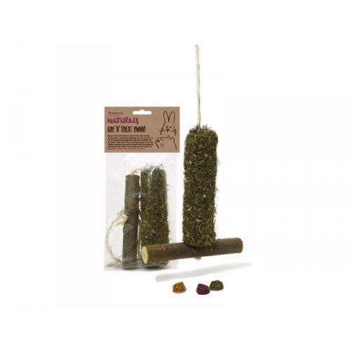 Rosewood Naturals Hay 'n' Treat Swing for Rabbits | Barks & Bunnies