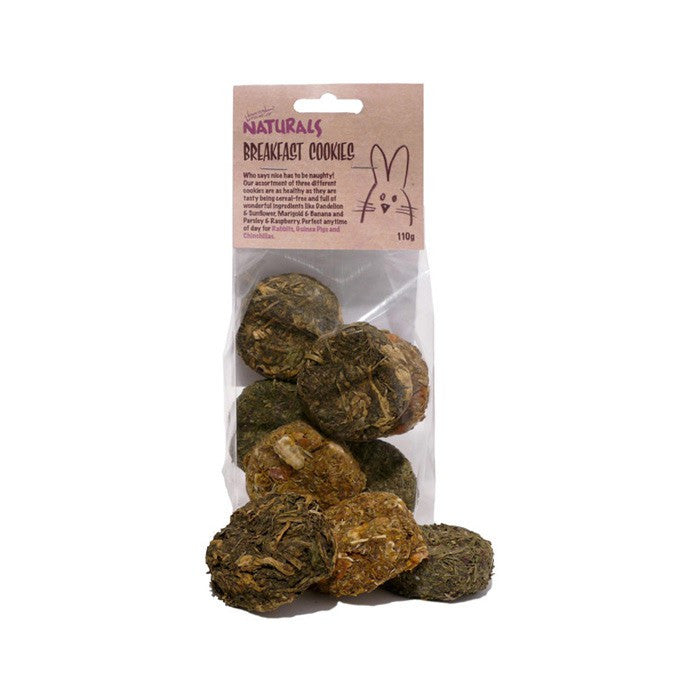 Rosewood Naturals Breakfast Cookies, Small Animals | Barks & Bunnies