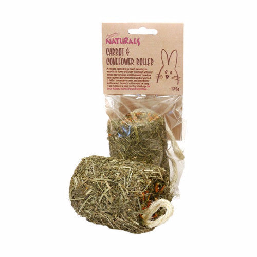 Rosewood Naturals Carrot & Coneflower Roller | Barks & Bunnies